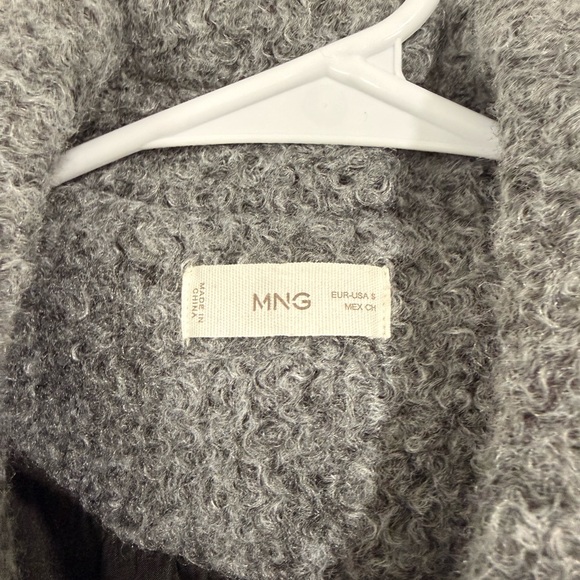 Mango Gray Teddy Jacket for Women - Picture 4 of 5